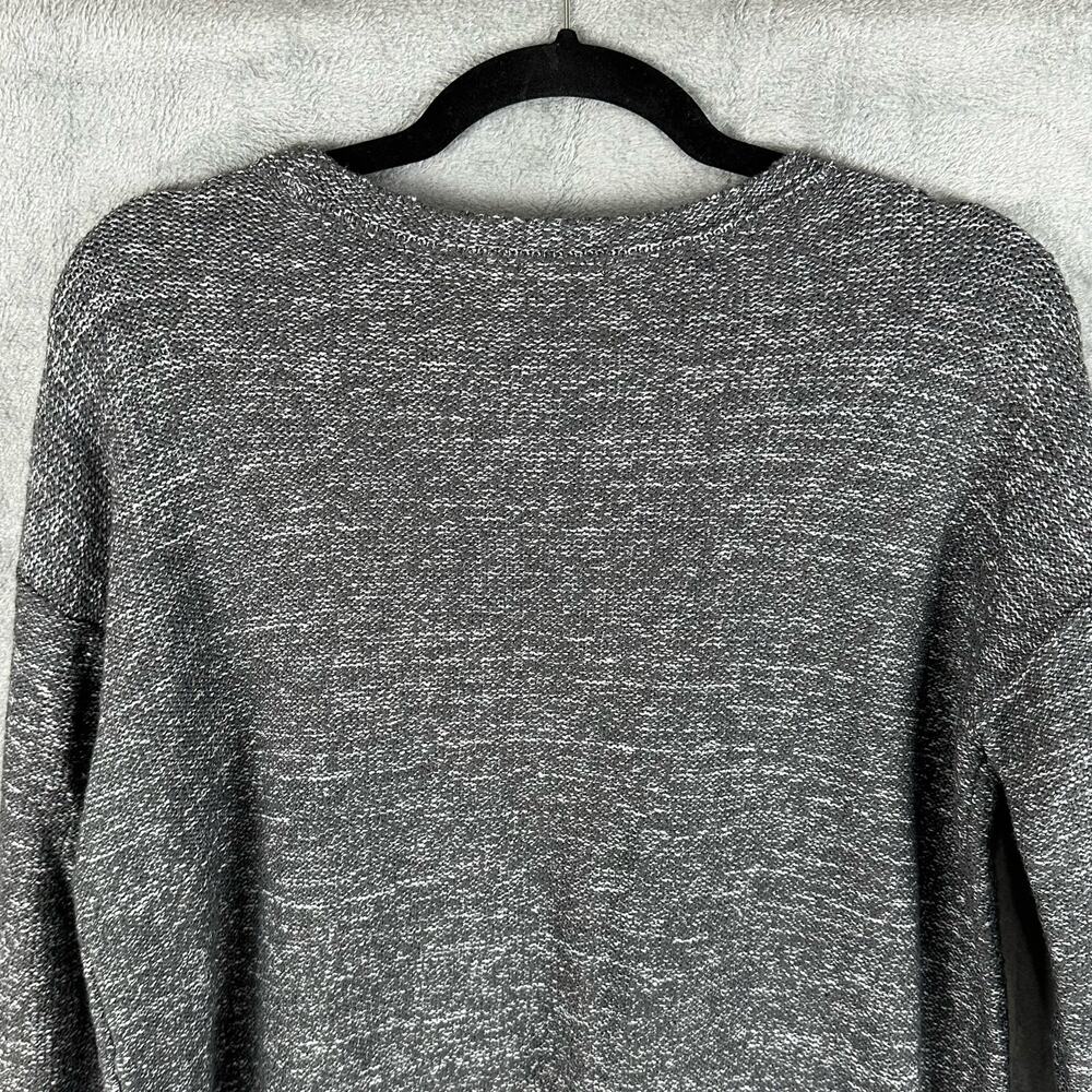 J Jill Sweater Womens Extra Small Gray PureJill Embroidered Knit Boho Artsy Wool - Picture 5 of 14